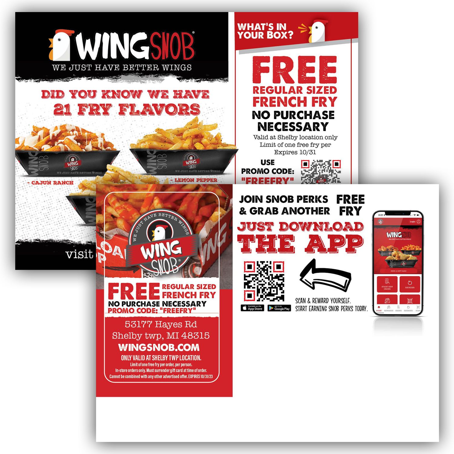 French Fry Mailer