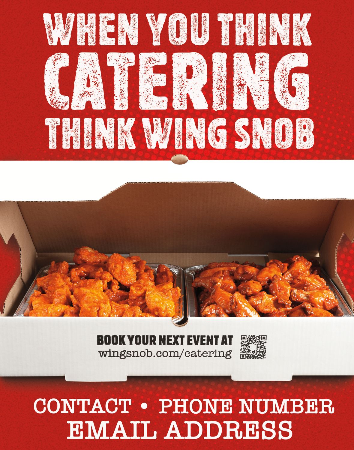 Wing Snob Catering Cling