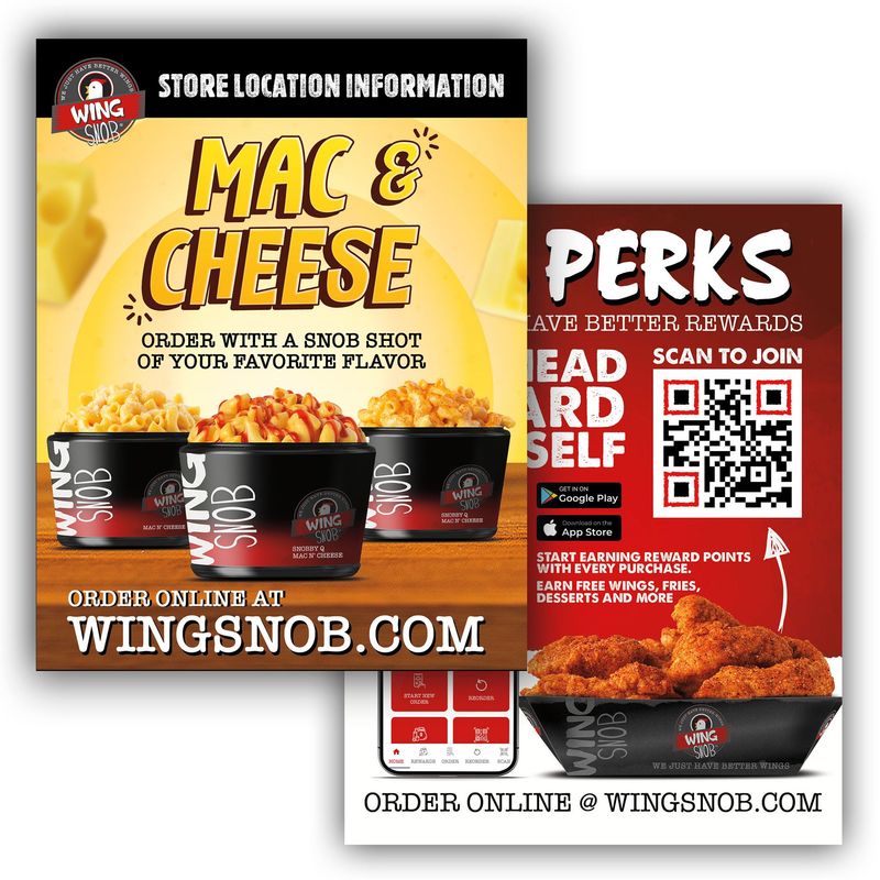 Mac & Cheese Promo Card
