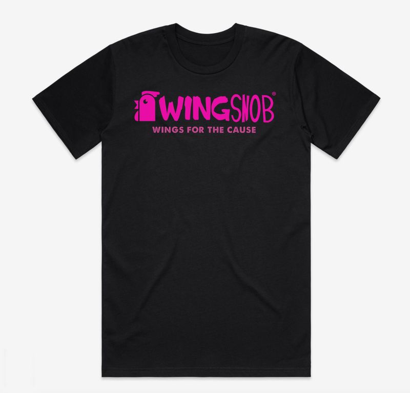 Wing Snob Breast Cancer T-Shirt