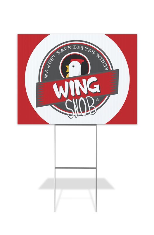 Wing Snob Yard Sign (10 Count)