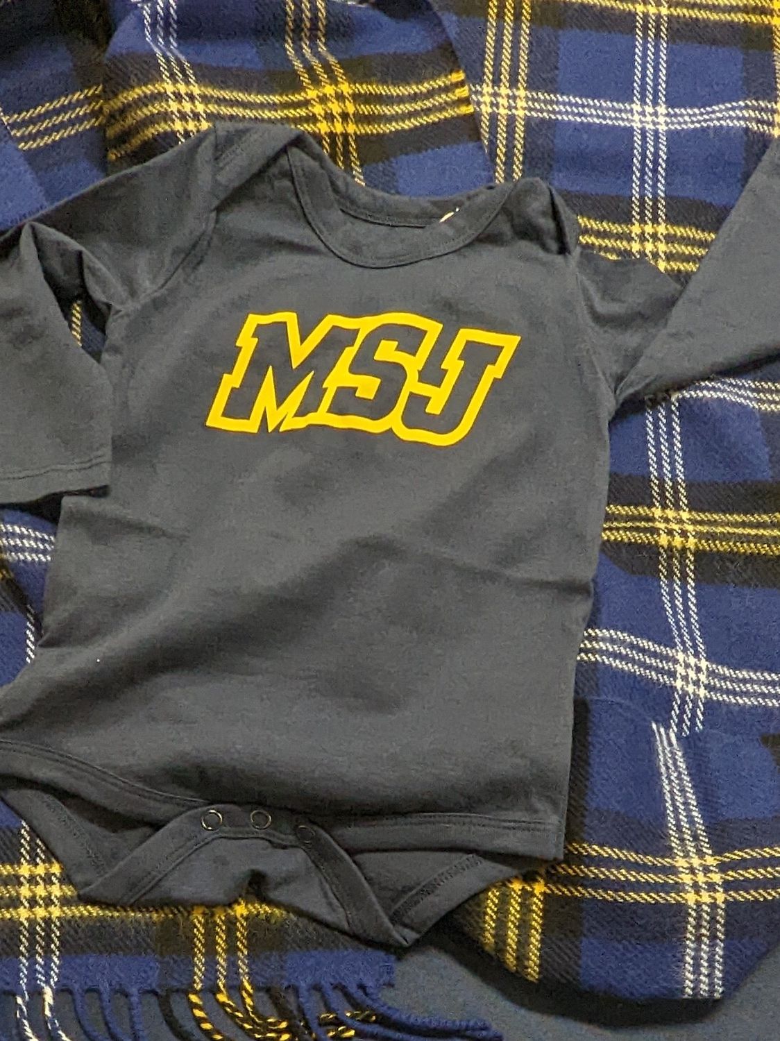 Onesie Long Sleeve MSJ Navy