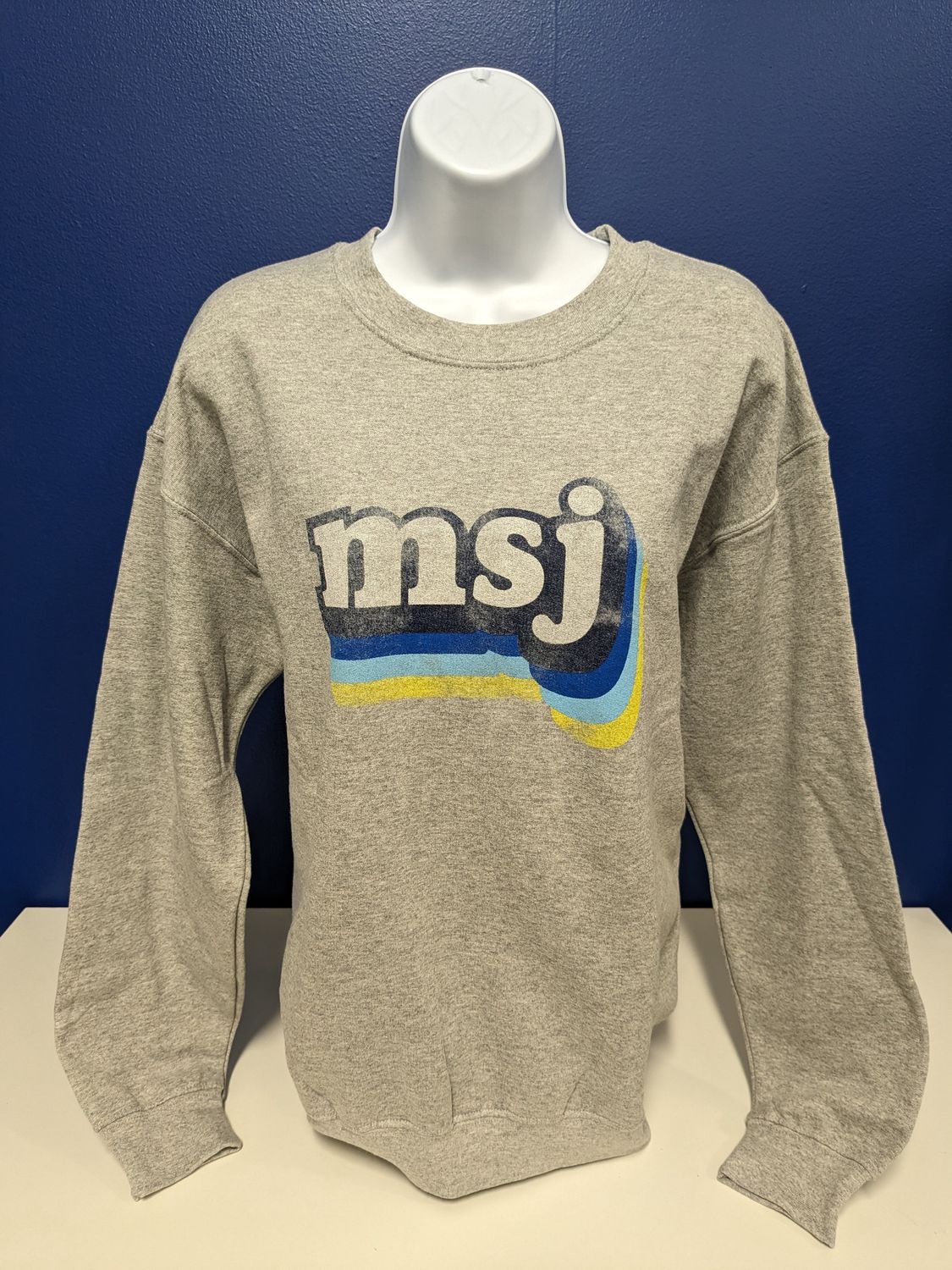 Retro MSJ Gray Crew Neck