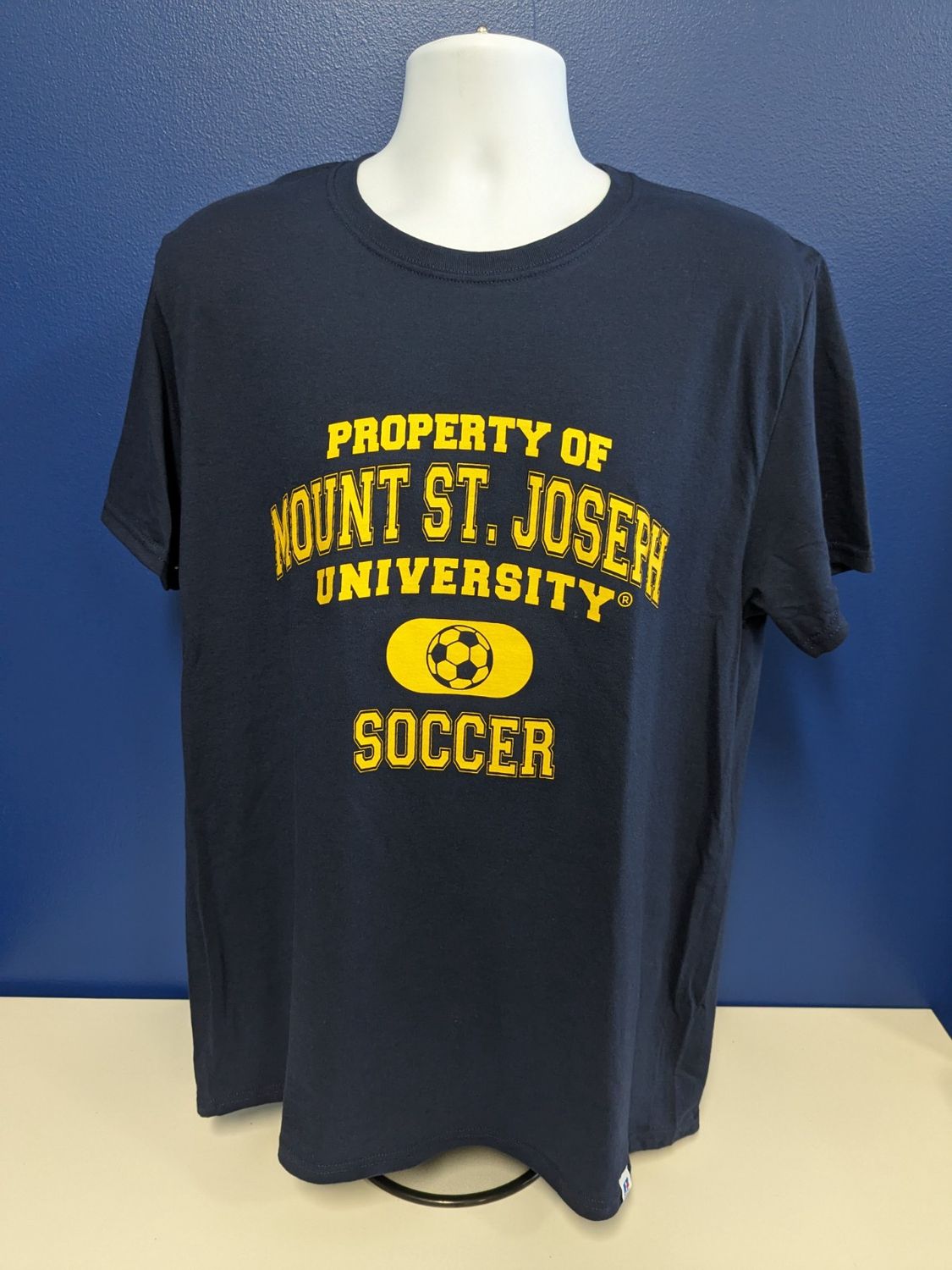 *Clearance RUSS Navy Property of MSJ Soccer T-Shirt