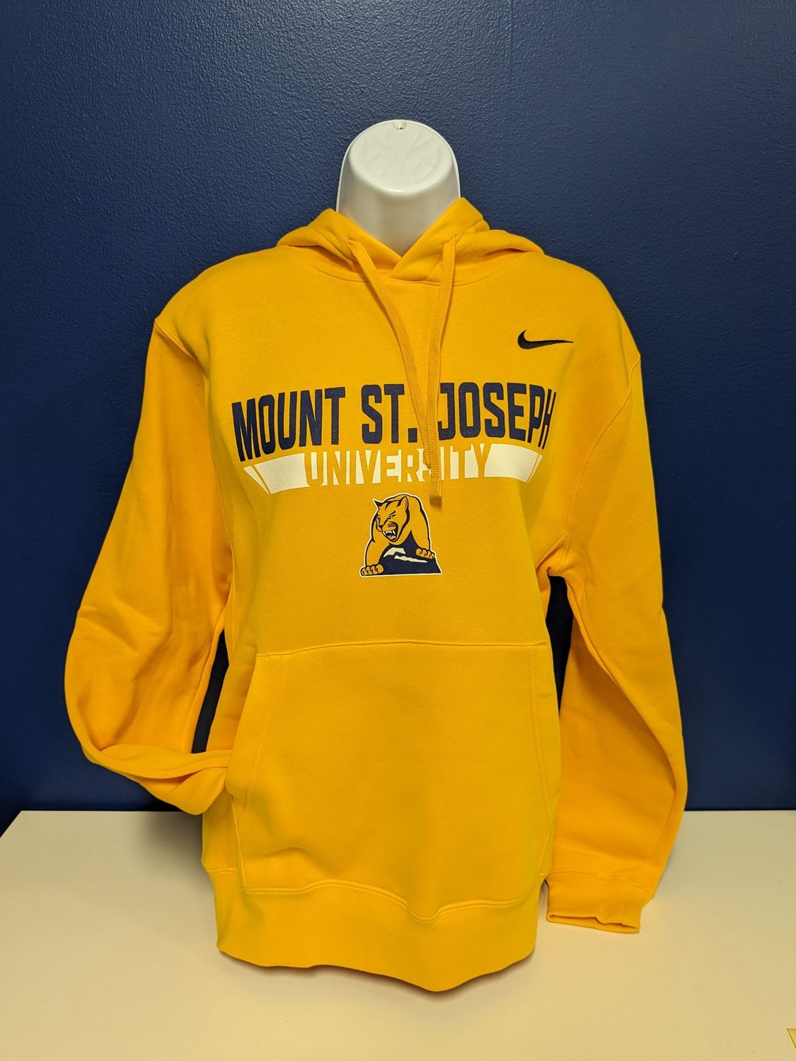 Hoodie Nike Gold Mount St. Joseph University