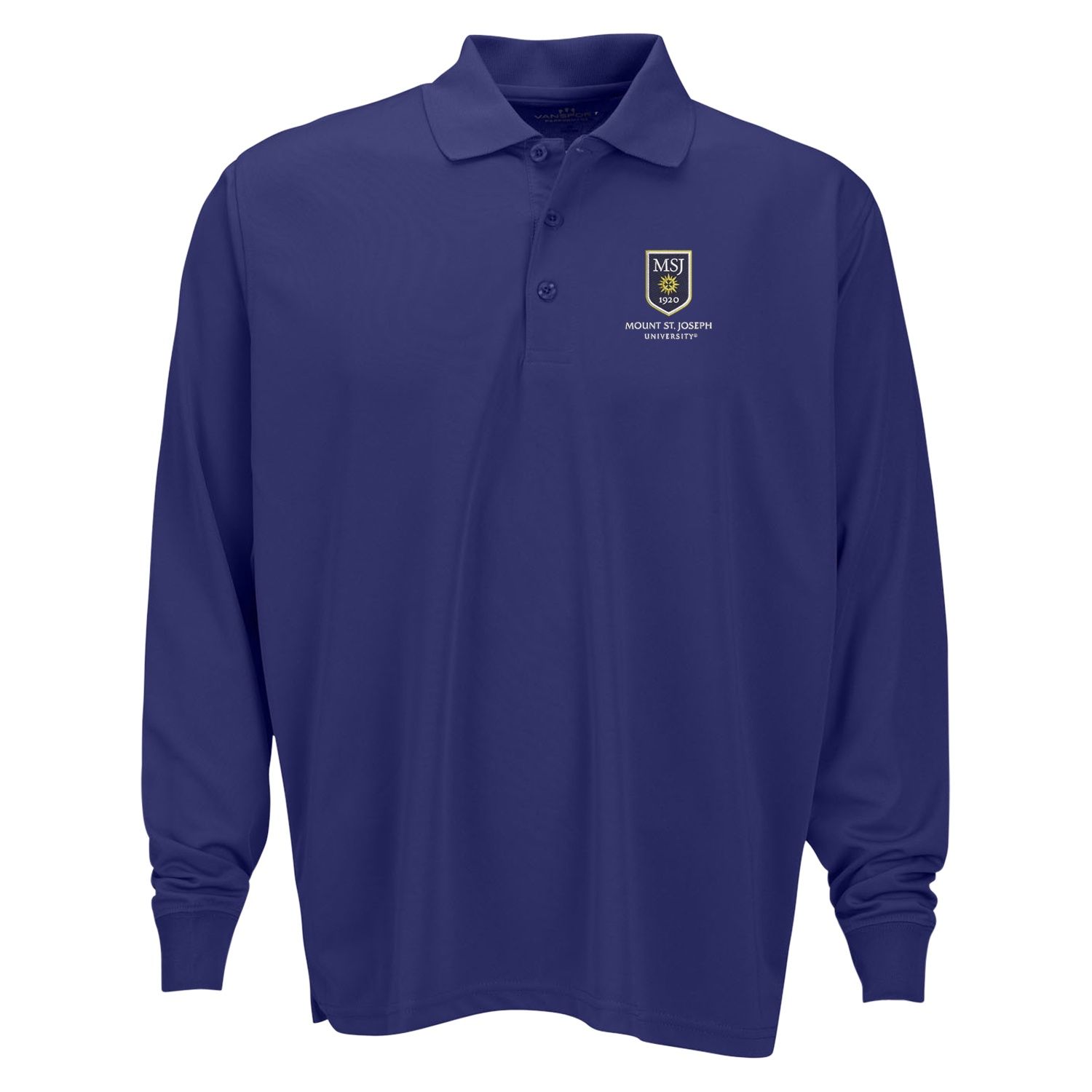 DS Vansport Omega Long Sleeve Mesh Tech Polo *CUSTOM, ONLINE ONLY*