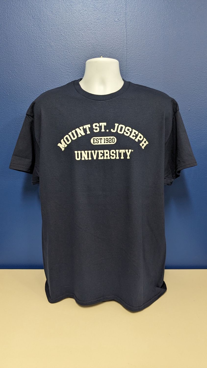 Navy Mount St. Joseph University 1920 T-Shirt