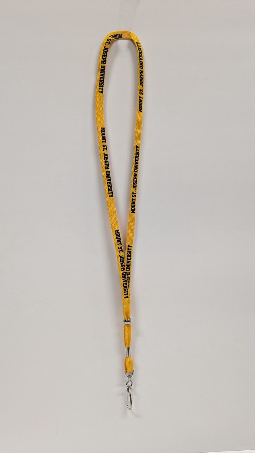 3/8&quot; Mount St Joseph University Lanyard - Gold