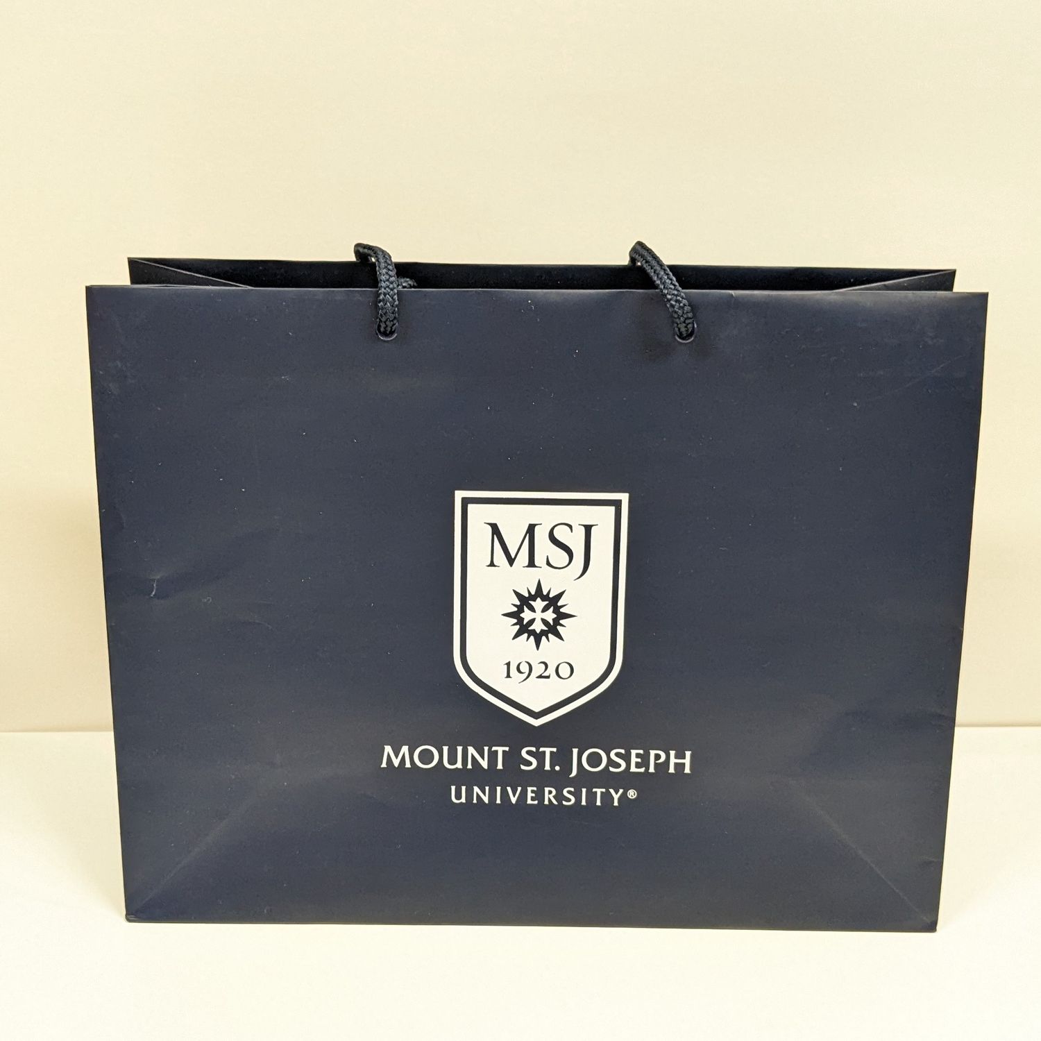 Gift Bag Mount St. Joseph University Crest 13&quot;x5&quot;x10&quot;