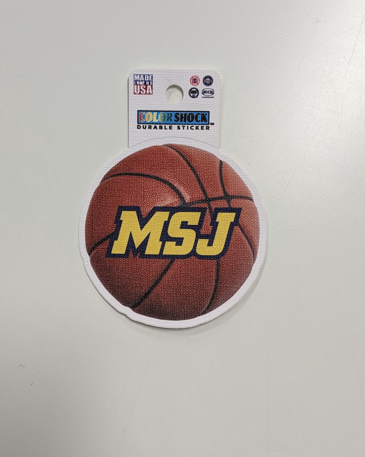 Sticker MSJ Basketball
