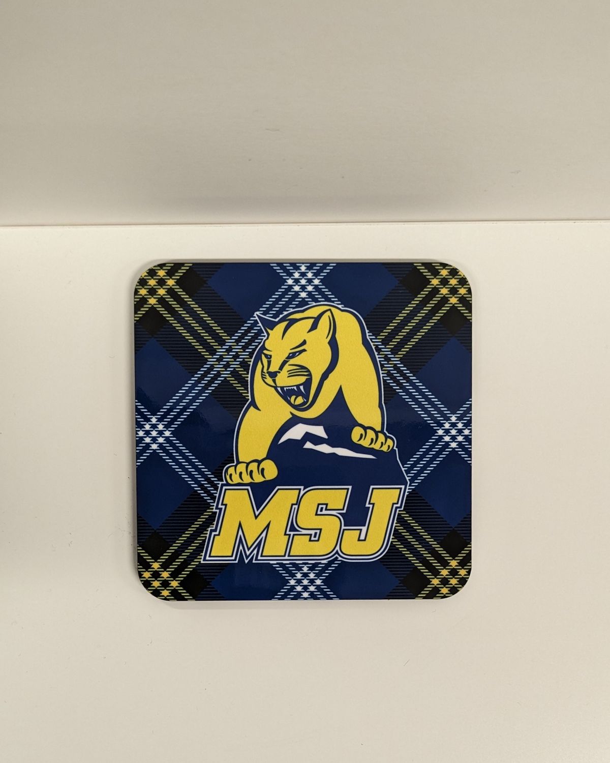 Tartan Coaster Single Lion