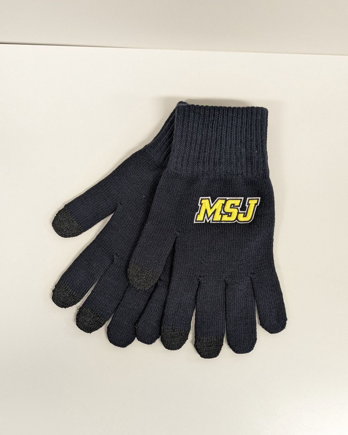 Knit iText Navy Glove