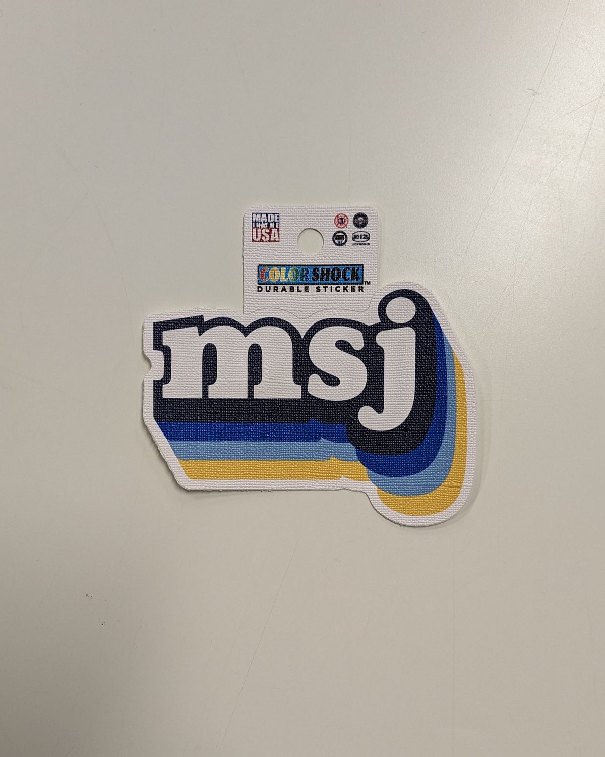 Sticker Retro MSJ