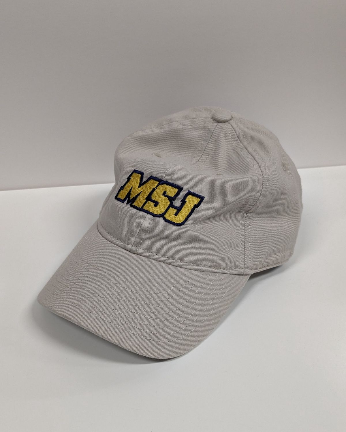 Stone Washed MSJ Sport Logo Cap