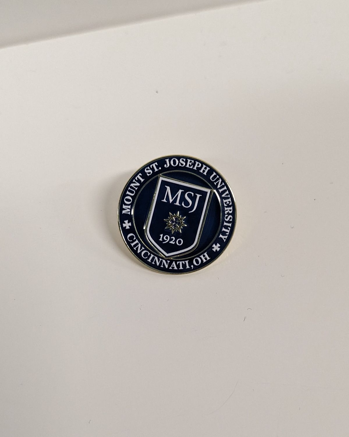 Pin Brass Lapel MSJ 1920