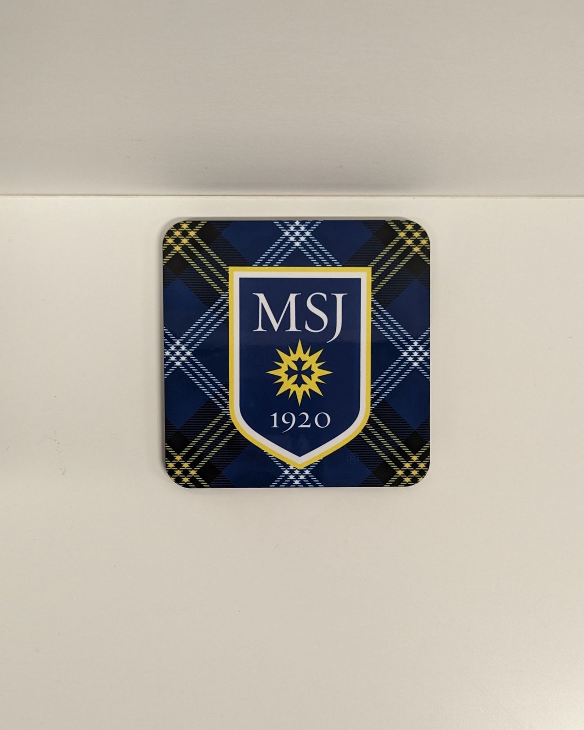 Tartan Coaster Single Shield