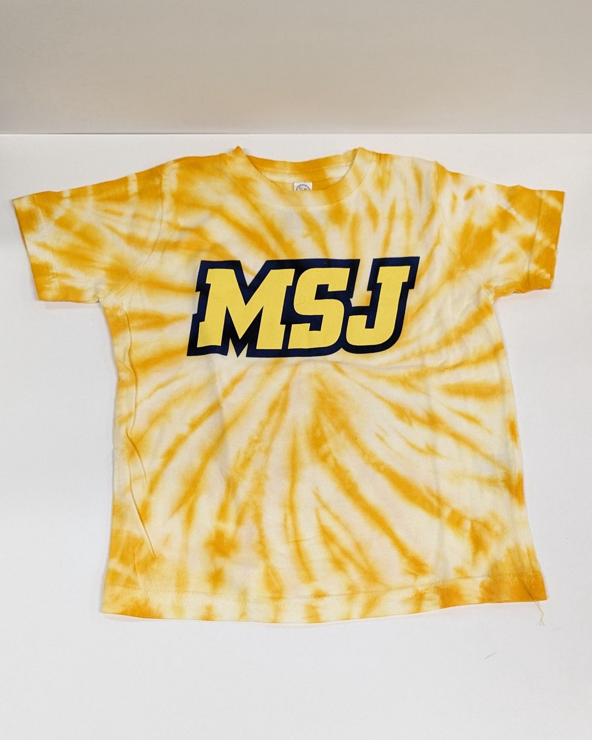 Toddler Tie Dye T-Shirt MSJ Gold