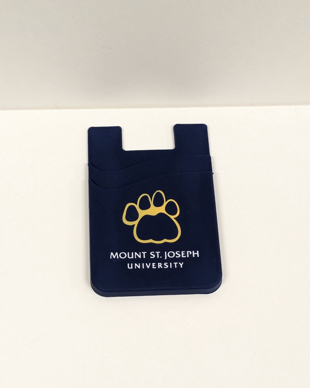Silicone Smart Wallet with Paw Print Two Cards