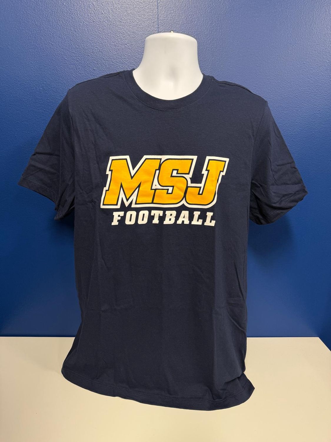 Nike Football Navy Short Sleeve MSJ Sport Logo T-Shirt