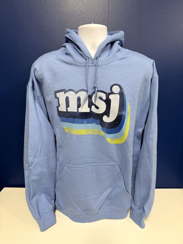 Retro MSJ Carolina Blue Hoodie