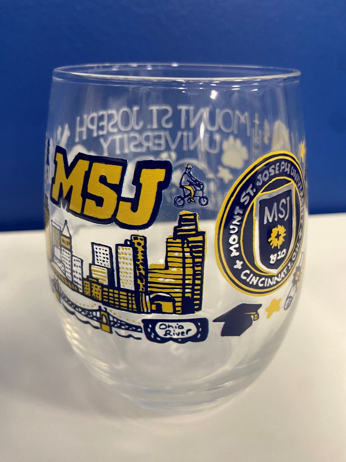 Julia Gash Stemless Wine Glass