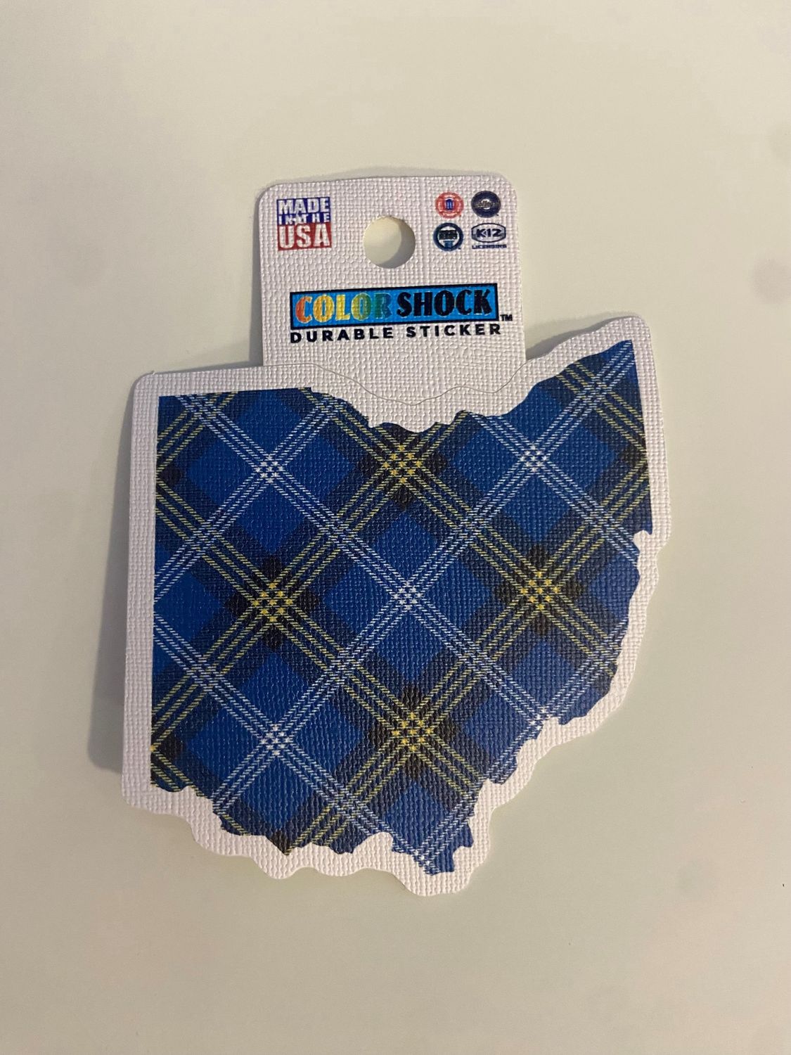 Sticker MSJ Tartan Ohio