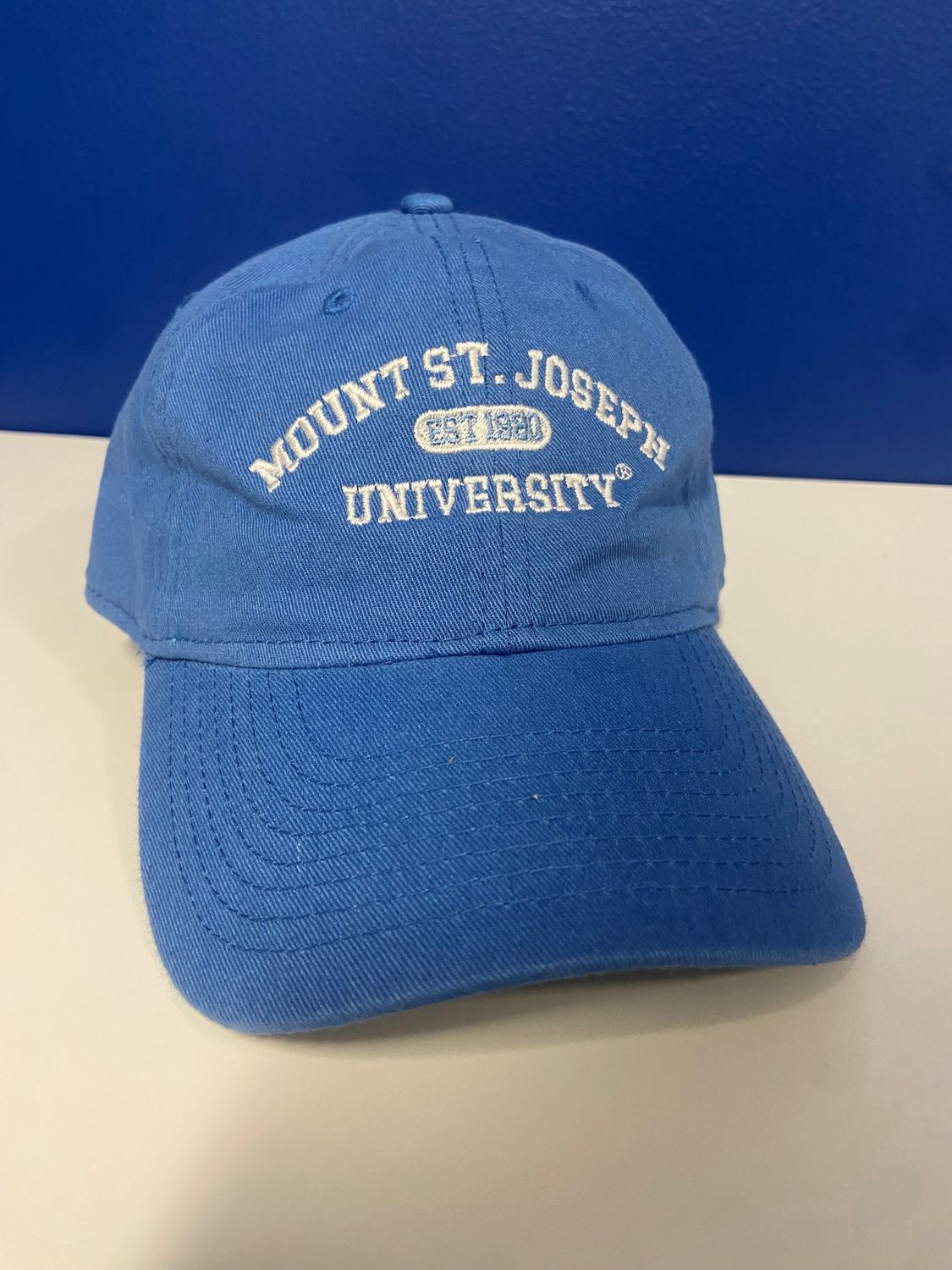 Carolina Blue Washed Mount St. Joseph Univ EST 1920 Baseball Hat