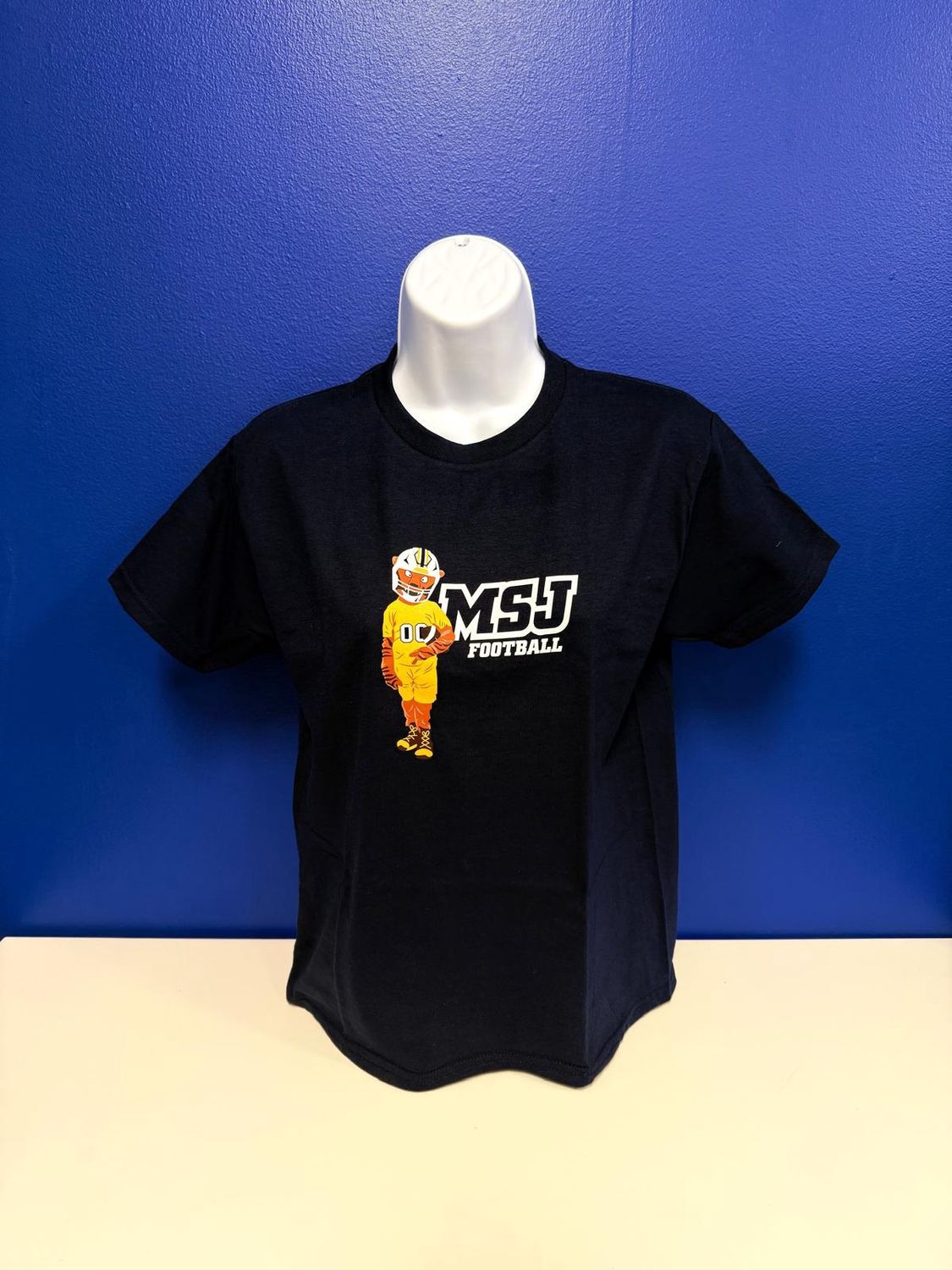 Youth Joe the Lion Navy T-Shirt MSJ Sport Logo