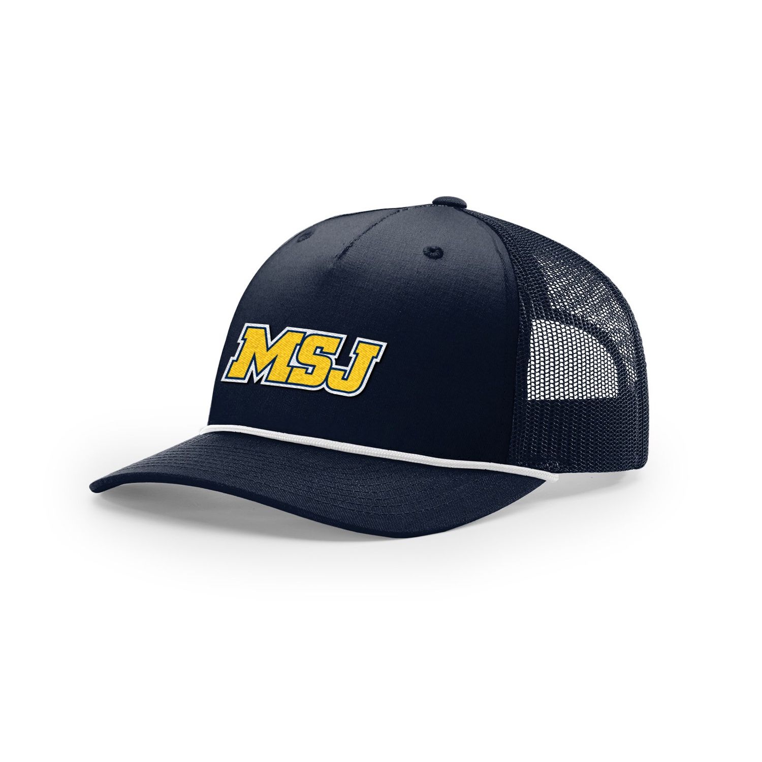 Trucker Hat Five Panel w/ Rope Navy
