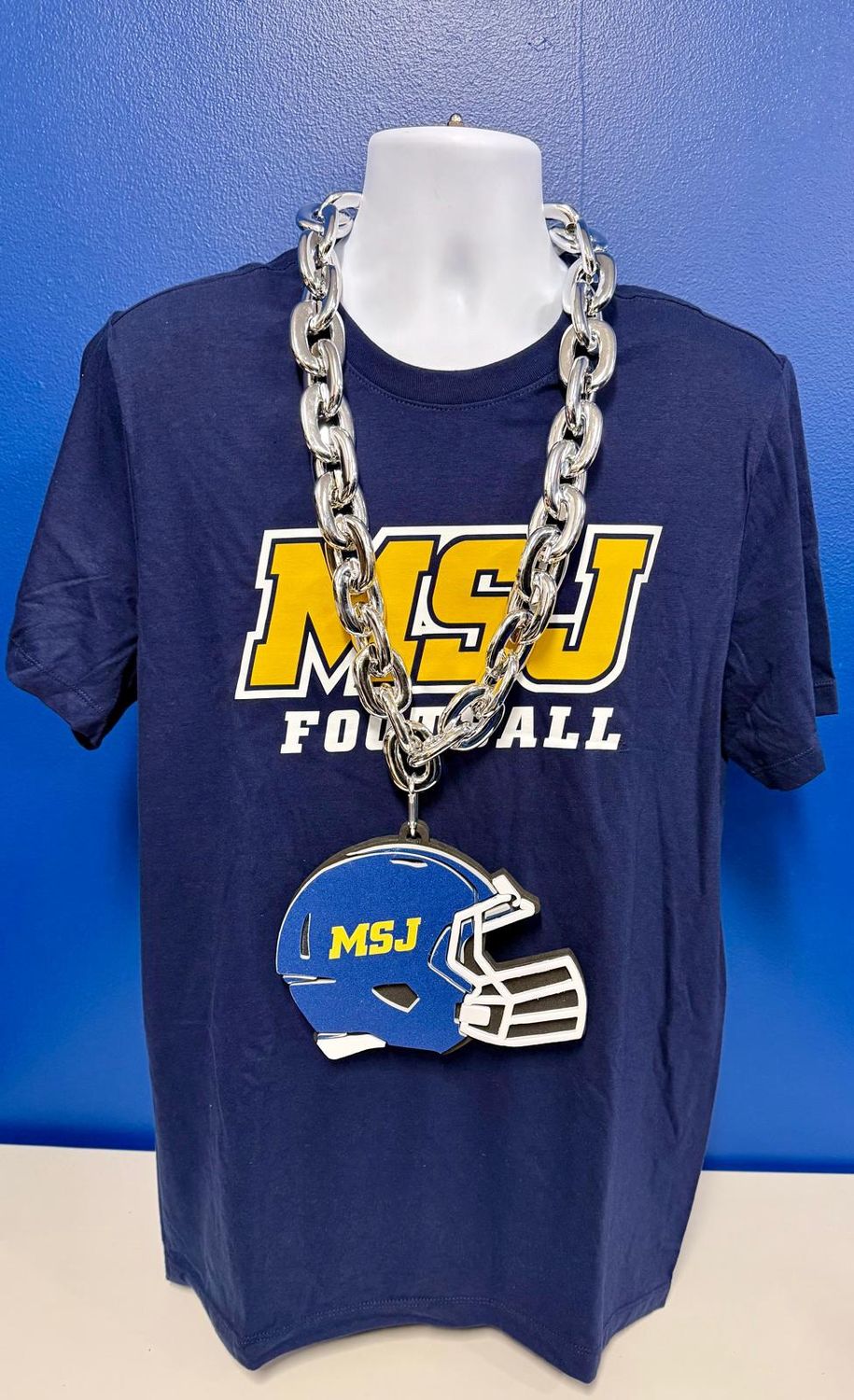 Medallion Chain Foam Helmet MSJ Sport Logo
