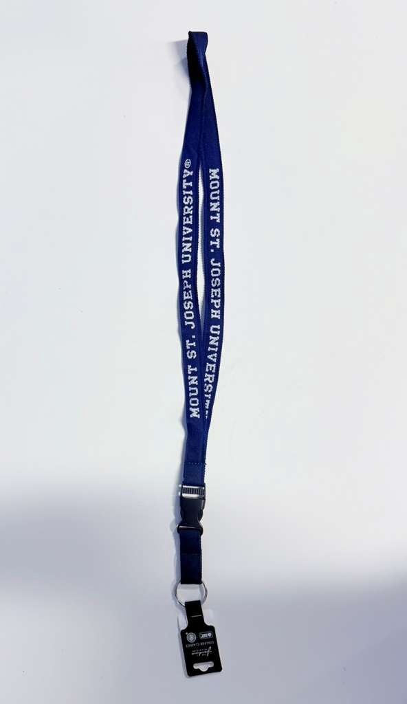 Lanyard - 3/4&quot; Navy Woven