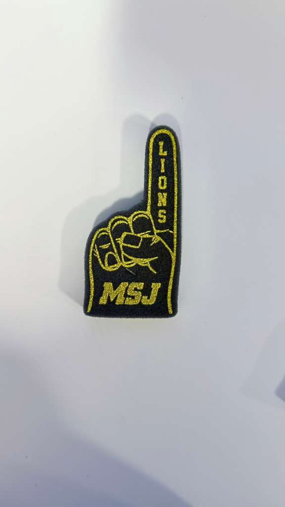 Foam Finger 6.4&quot; Navy