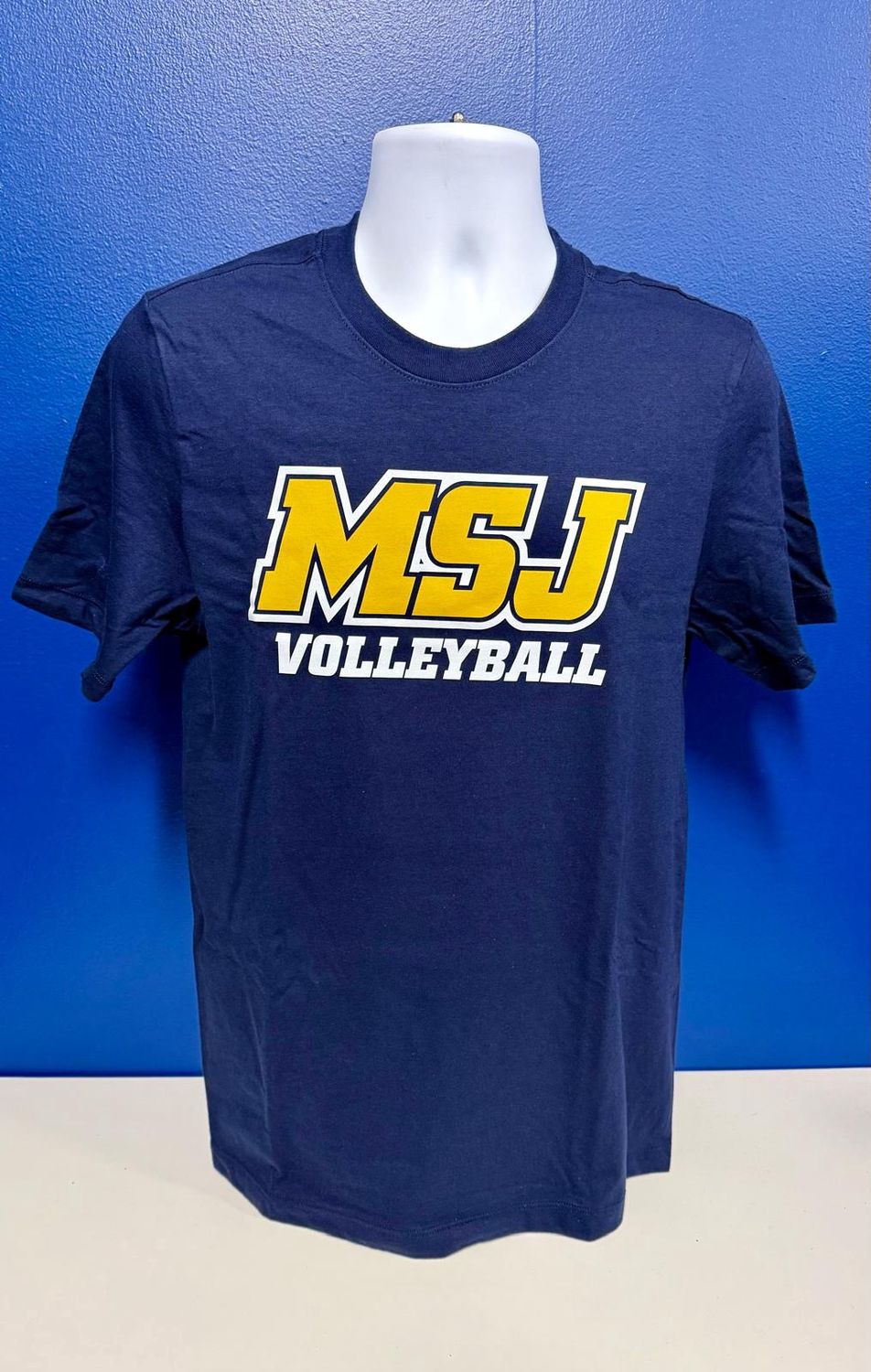 Nike Volleyball Navy Short Sleeve MSJ Sport Logo T-Shirt