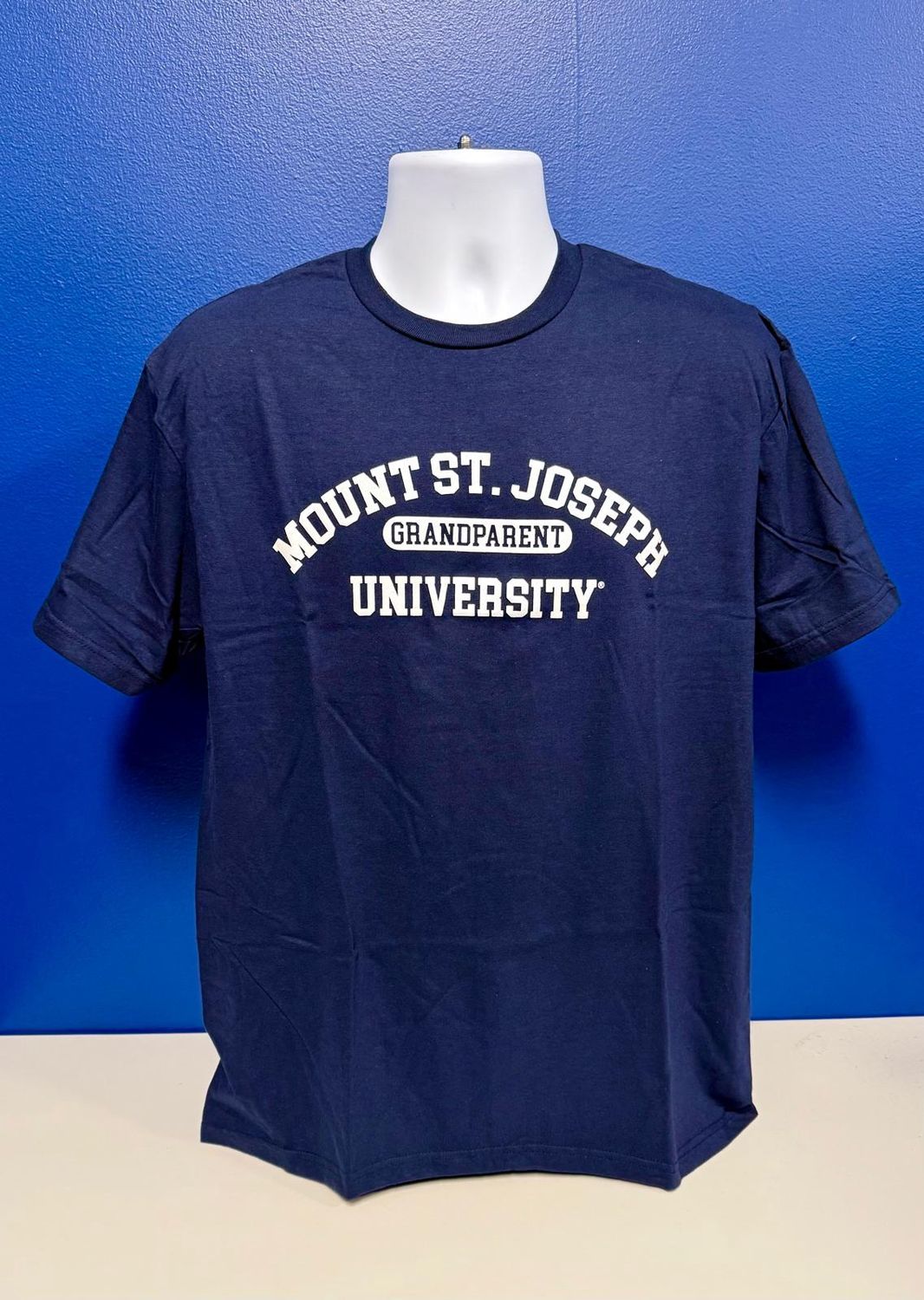 Grandparent Navy Mount St. Joseph University T-Shirt