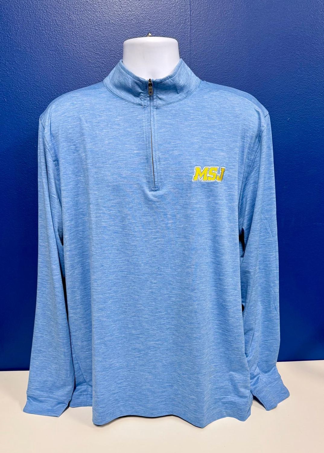 Zen Pullover Carolina Blue MSJ Sport Logo