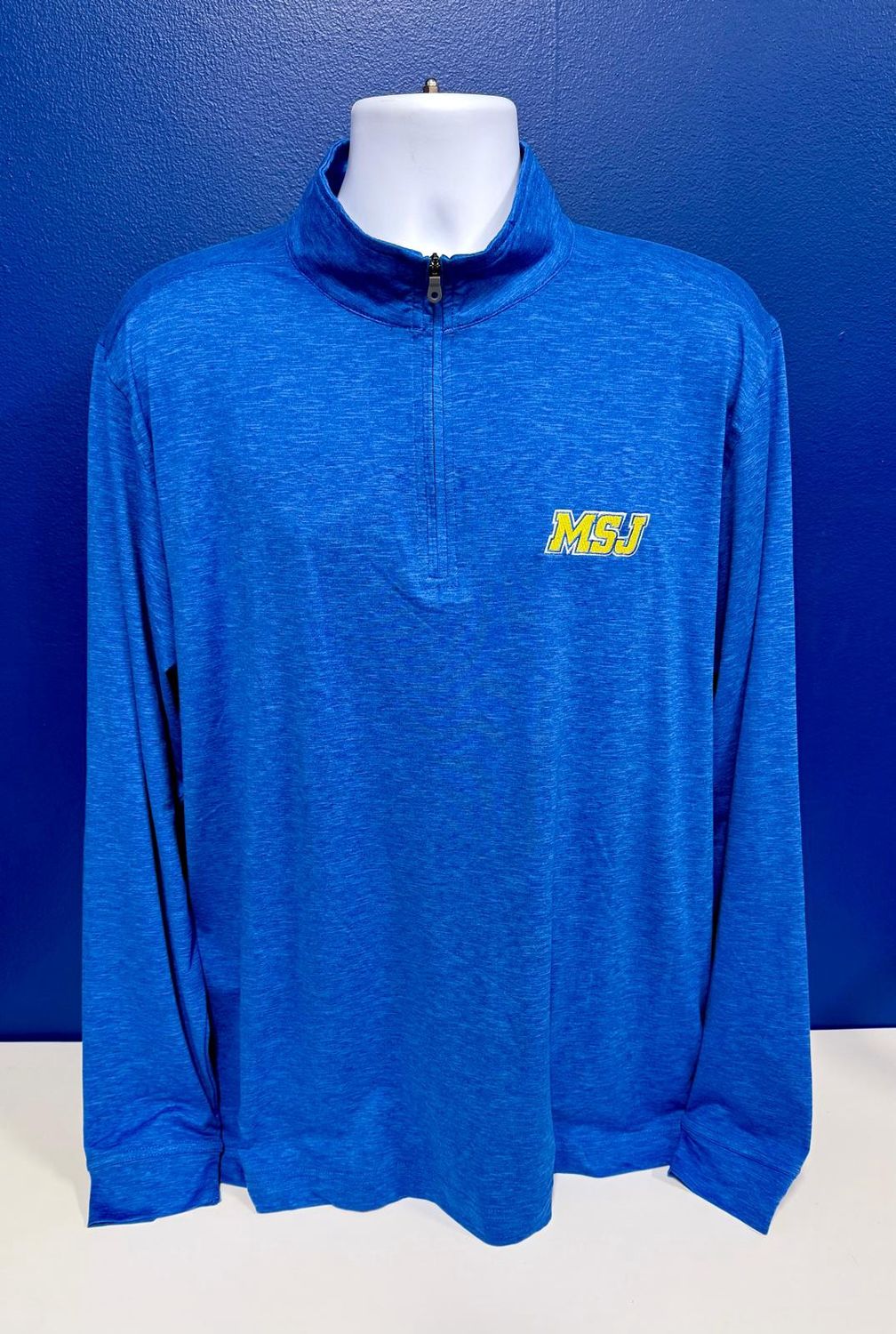 Zen Pullover Royal Blue MSJ Sport Logo