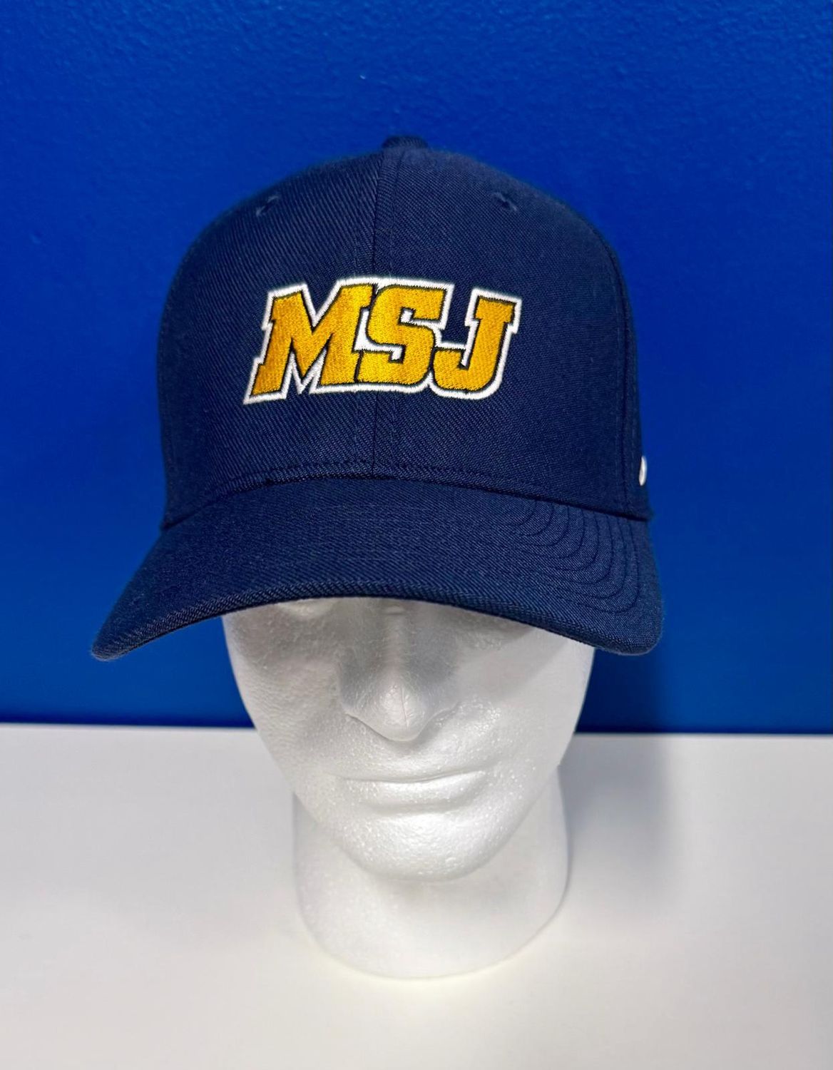 Nike Navy MSJ Sport Logo Flex Fit Baseball Hat SML/MED