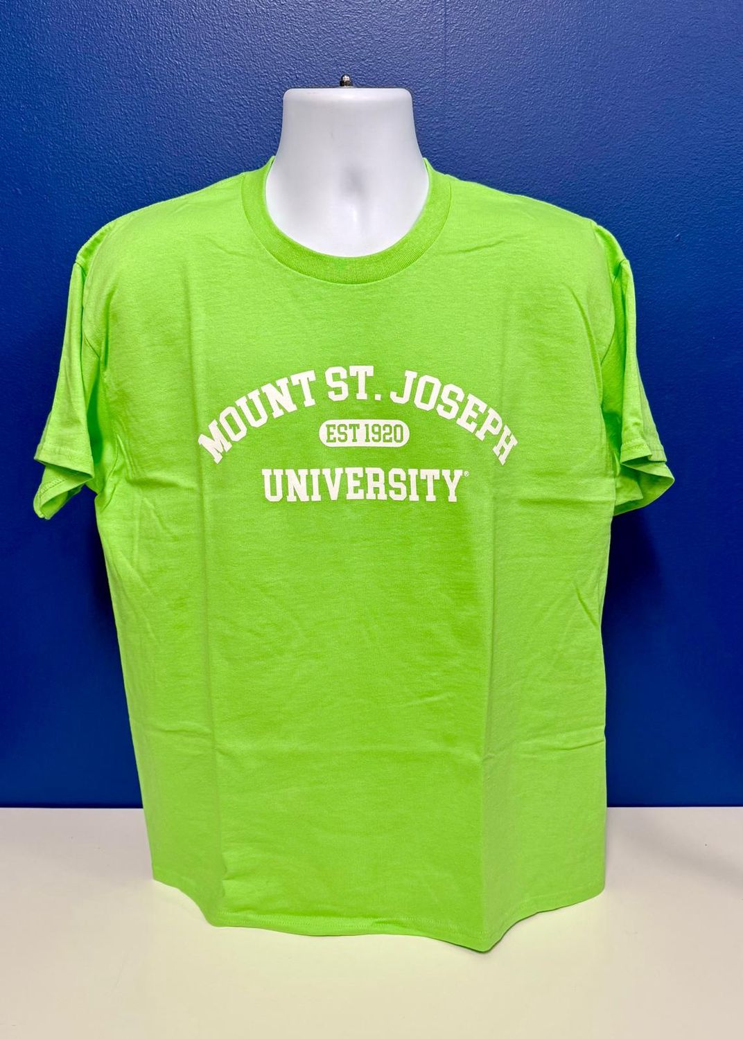 Lime Green Mount St. Joseph University  1920 T-Shirt