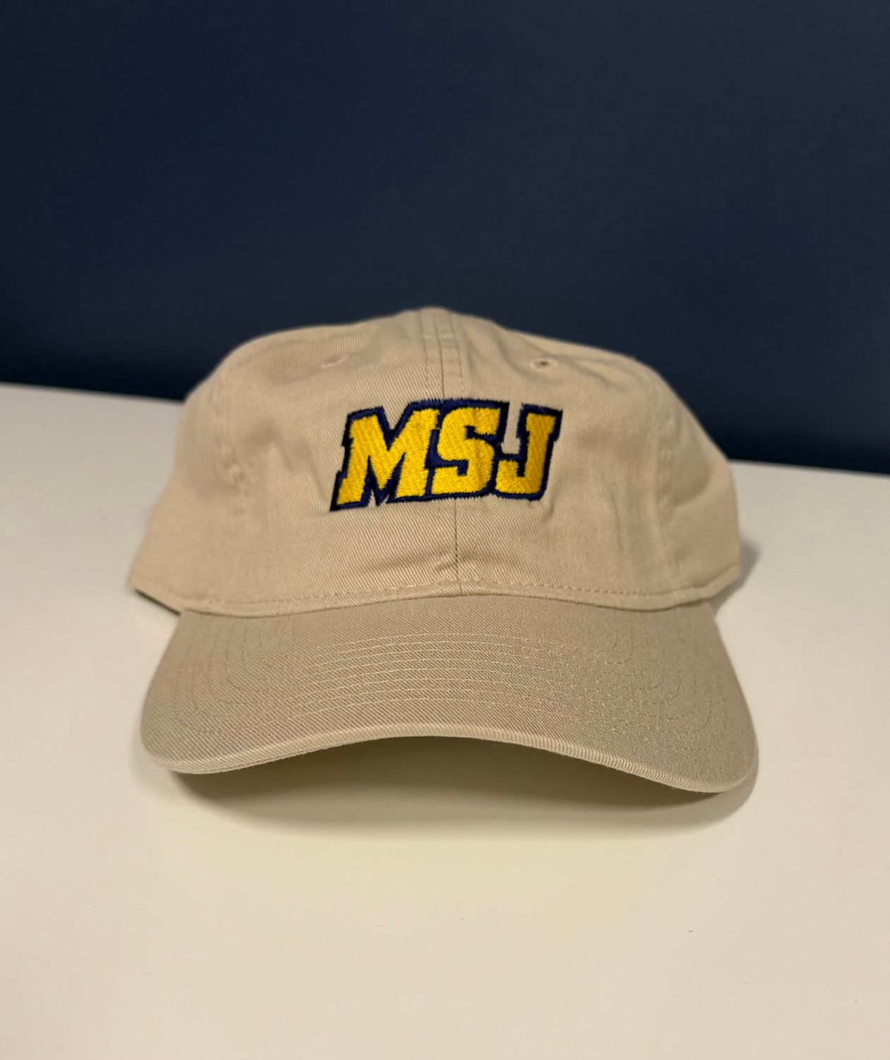 Stone Washed MSJ Sport Logo Cap