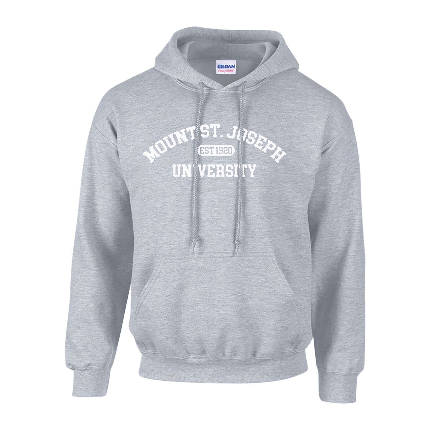 Hoodie Sport Gray Mount St. Joseph University Est 1920