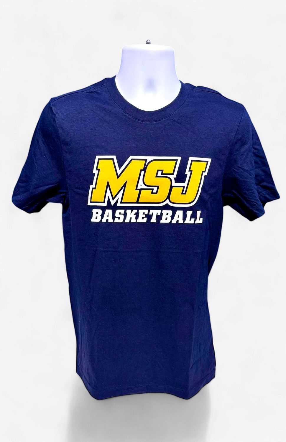 Nike Basketball Navy Short Sleeve MSJ Sport Logo T-Shirt