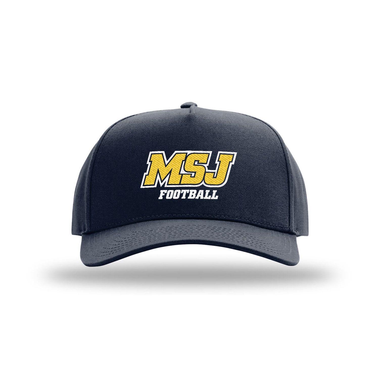 Football MSJ Sport Logo Navy Washed Twill