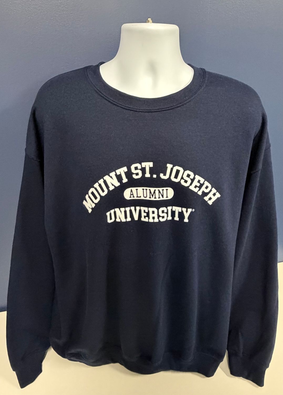Alumni Mount St. Joseph University Navy Crew Neck