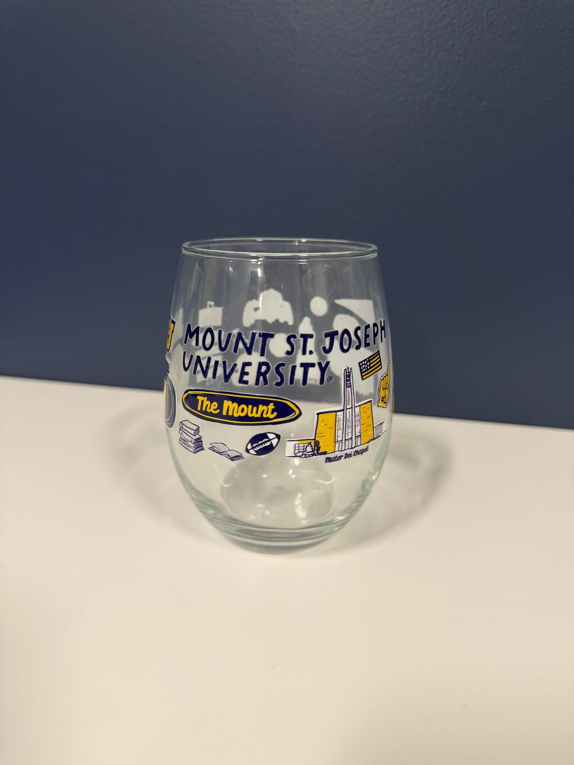 Stemless Wine Glass 15oz. Impressions Design