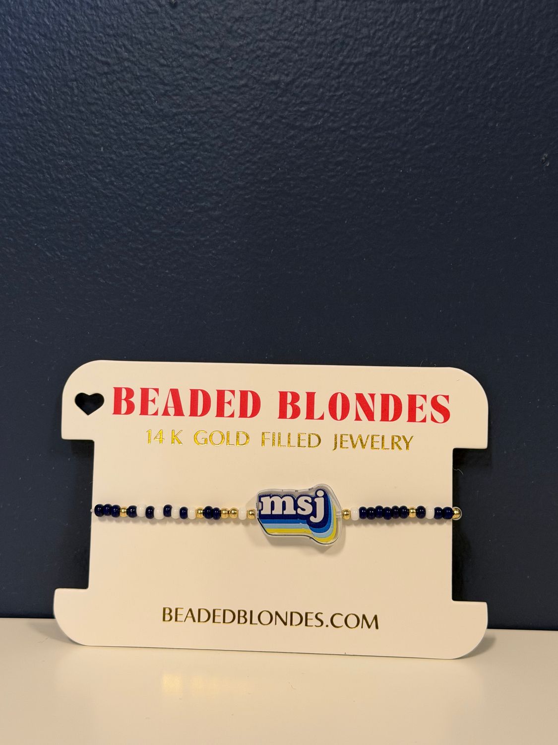 Beaded Blondes - Retro MSJ Bracelet