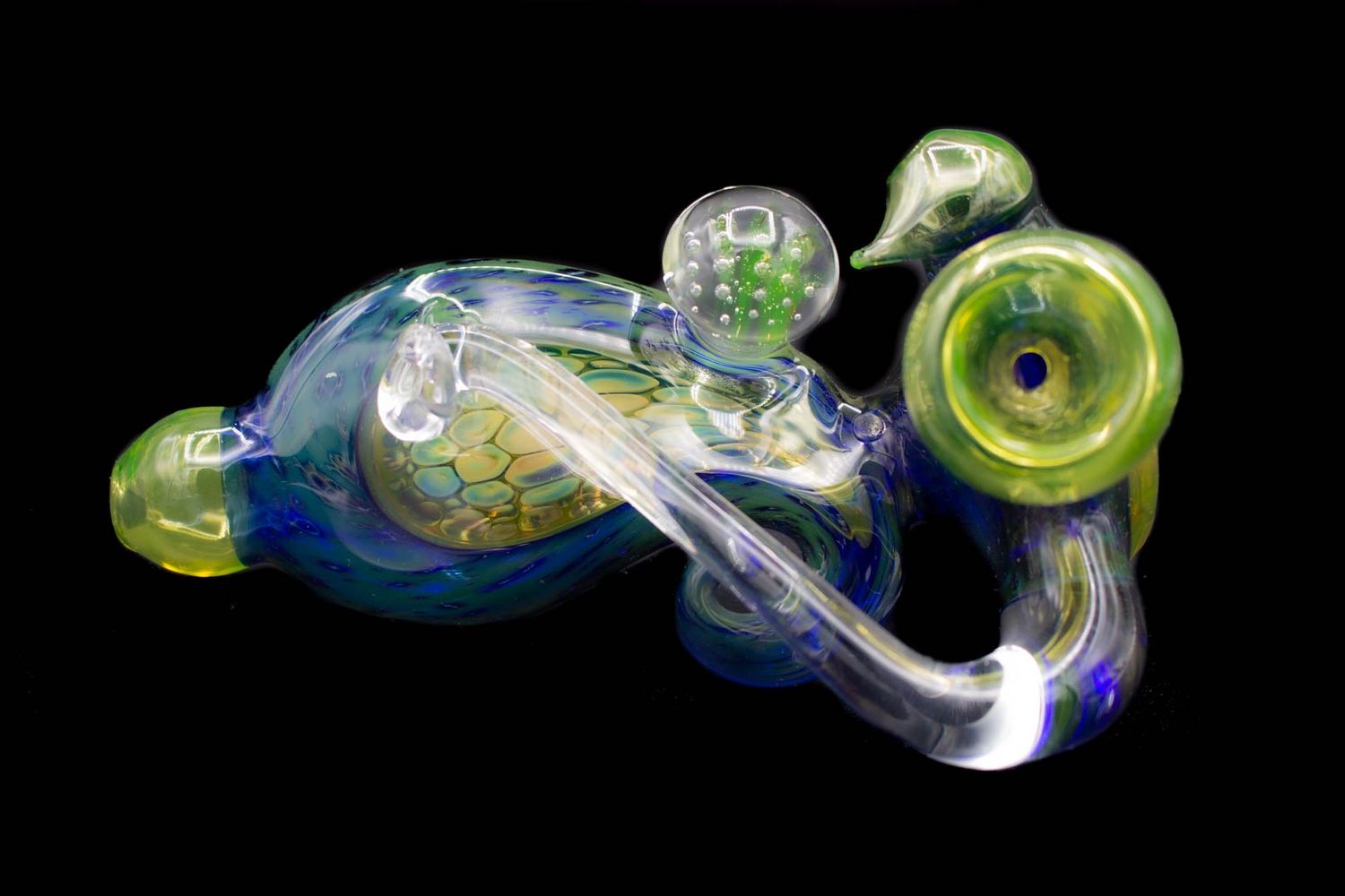 Colorado Made Pipe - Space Tech Hammer w/ Horn and Illuminati Accents