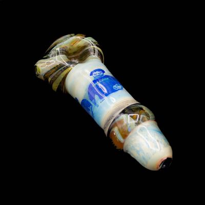 Colorado Made Pipe - Animal House Print w/ Latticinio Wigwag