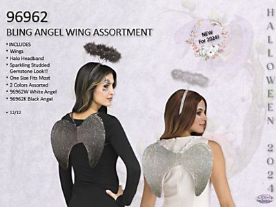 Rhinestone Angel Wings