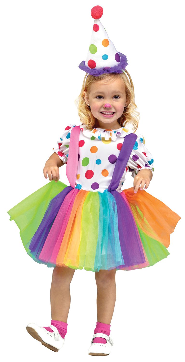 Big Top Fun Clown, Attribute: Girls, Size: 2T