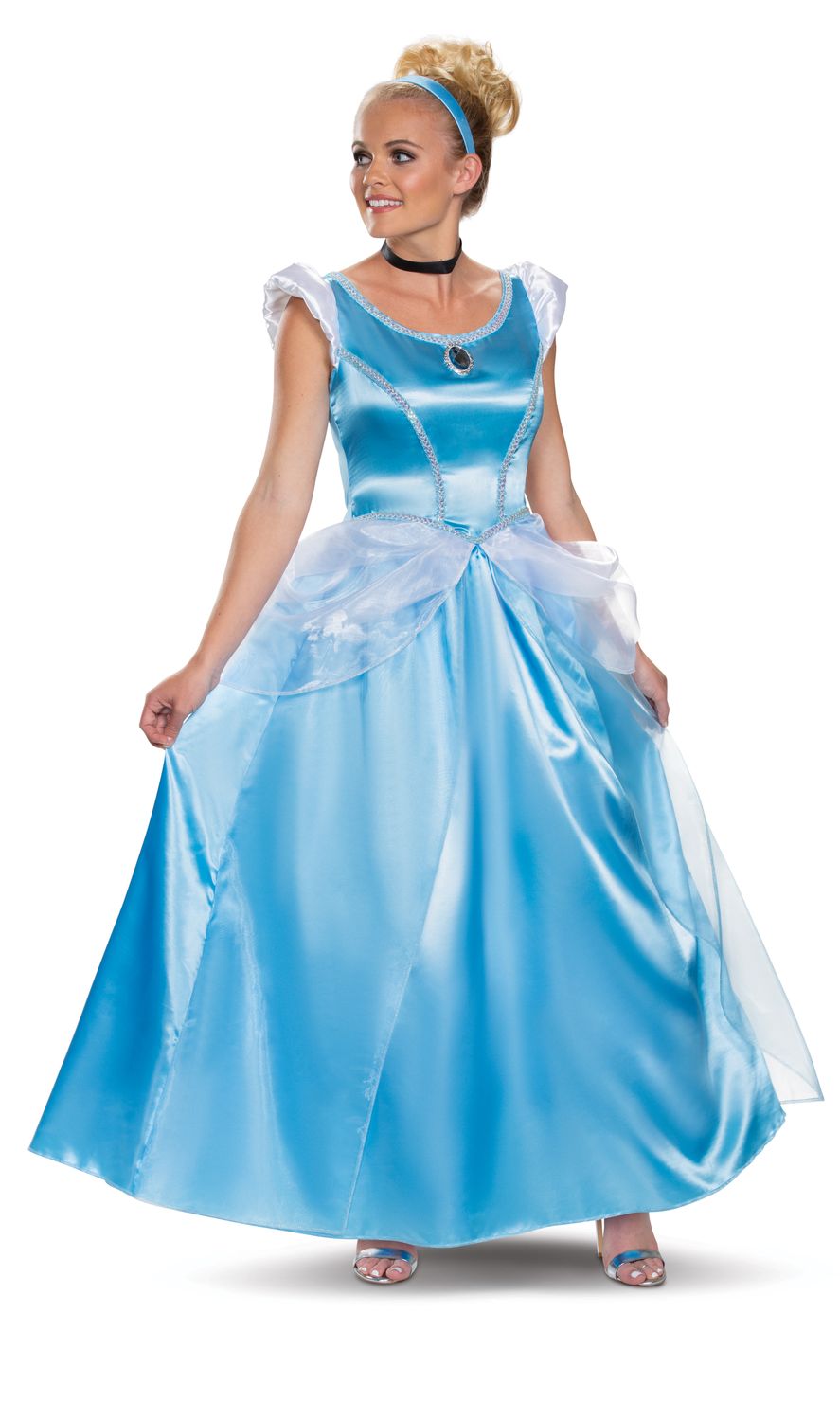 Cinderella Deluxe Adult, Attribute: Womens, Size: M (8-10)